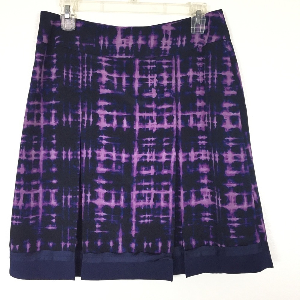 Simply Vera Wang Line A Skirt Purple Size 4 - Picture 3 of 5